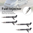 For Opel Vivaro 2.0L 4Pcs Fuel Injector 0445110338