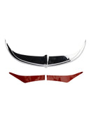 Bat Brow Batwing Fairing Accent Trim For Electra Street Glides Trikes 96-13