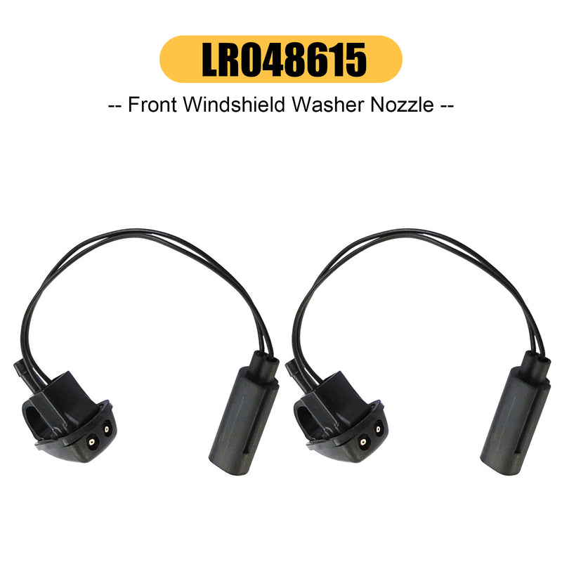2x Front Windshield Washer Nozzle for Range Rover Sport Discovery LR048615