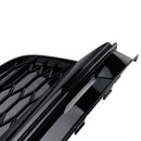 Front Bumper Fog Light Grille Cover Grill Fit Audi A5 S-Line S5 2018-2019