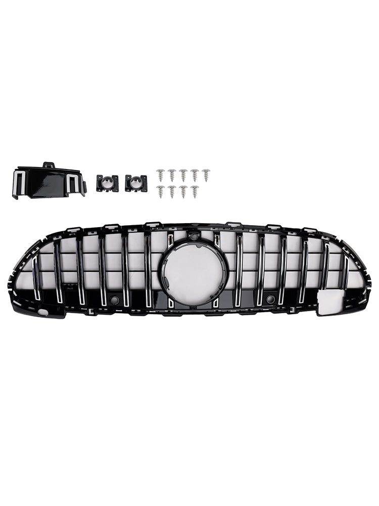 GT-R Style Front Bumper Grille Grill fit Mercedes Benz W206 2022-2023 W/Camera