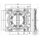 Universal Motorhome Seat Swivel Turntable Campervan Chassis Modification