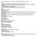 923-127 3rd Brake Light Stop Lamp For Ford Transit 150 250 350 350HD 18-19