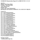 6x 32106891974 Steering Rack Repair Kit For BMW F20 F30 1 2 3 4 X1 X3 X4