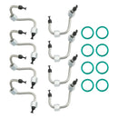 8PCS Fuel Injector Install Kit w/ Injector Line fit Ford F250-F550 6.4 2008-10