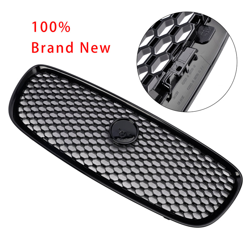 XF-R Style Front Bumper Grill Grille Fit Jaguar XF 2016-2019 Gloss Black