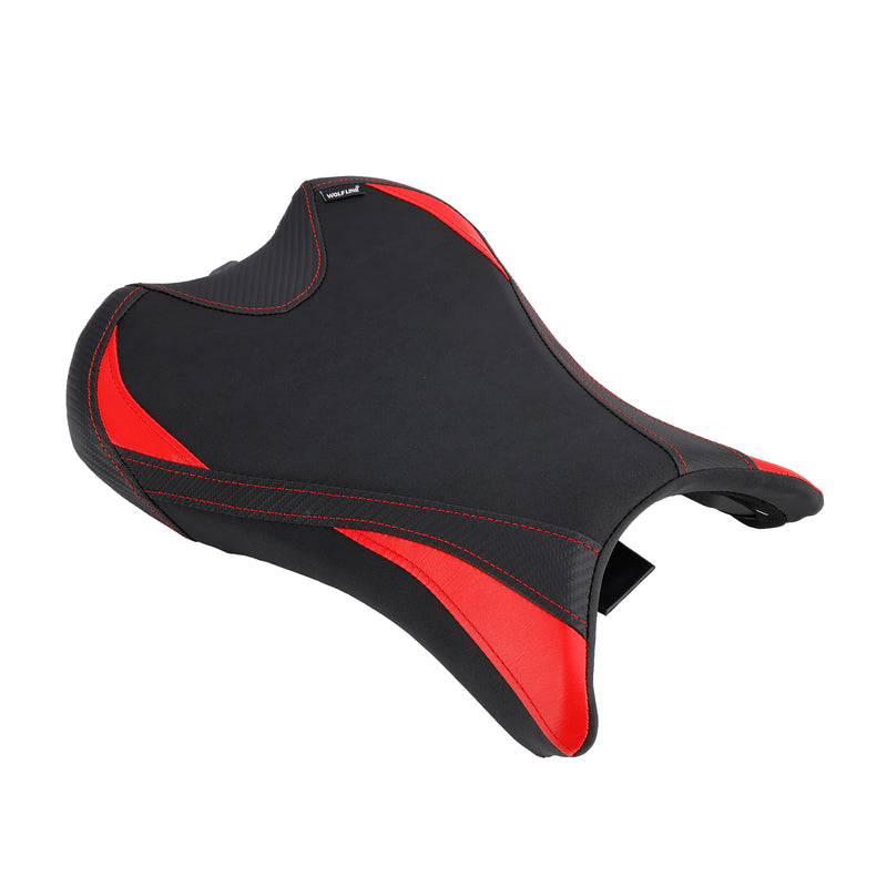 Front Driver Seat Raider Cushion Fit Black For Street Triple 765/S/R 2019-2022 Black