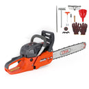20" 68CC Gasoline Chainsaw Cutting Wood Gas Sawing Aluminum Crankcase Chain Saw