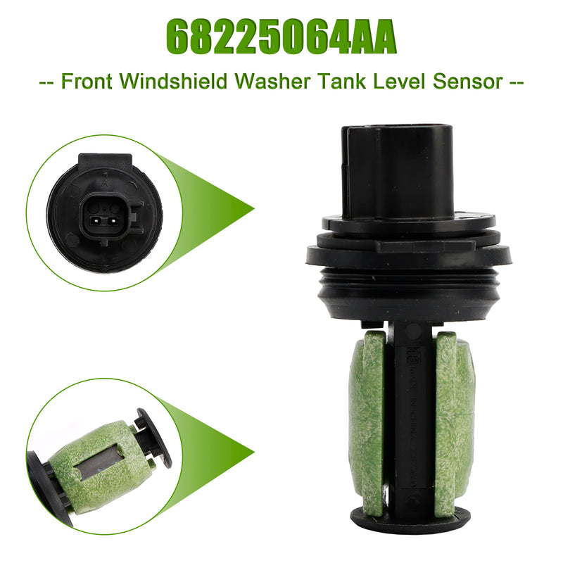 Front Windshield Washer Tank Level Sensor for Jeep Cherokee 2014-23 68225064AA