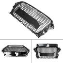 2013-2016 Audi A3 S3 Black RS3 Style Front Hood Henycomb Bumper Grille Grill