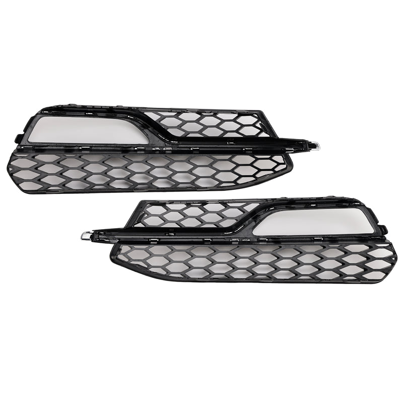 Front Lower Bumper Fog Light Cover Grill Fit AUDI A3 S3 S-Line 2013-2016