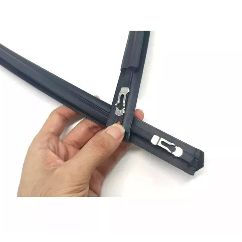 2PCS Roof Drip Molding Trim Left & Right Side Rubber For Civic Sedan 2012-2015