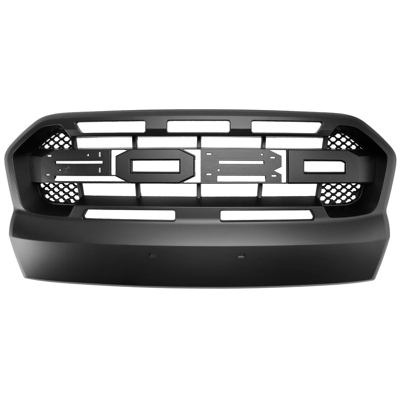 Raptor Style Front Bumper Grill Grille Fit Ford Ranger 2015-2019 T7 W/LED