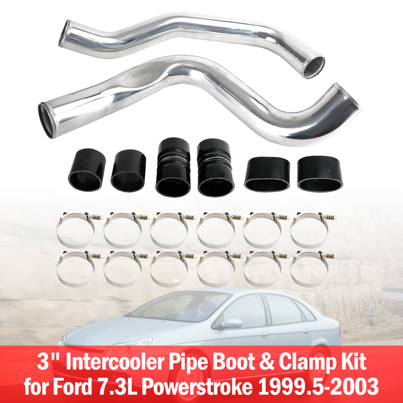 Ford 7.3L Powerstroke 1999.5-2003 3" Intercooler Pipe Boot & Clamp Kit