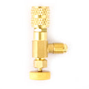 Refrigeration Charging Valve Adapter 1/4" SAE Male to 5/16" SAE Famale