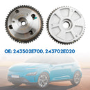 2018-2021 Kona 2.0L WITHOUT Turbocharged Engine Exhaust & Intake CVVT Camshaft Gear Sprocket 243502E700 243702E020