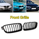 BMW 3 Series F30 F31 F35 2012-2019 Gloss Black Front Kidney Grill Grille