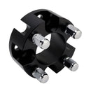 2" Wheel Spacers Kit Cable Golf Carts Lug Nuts Black For Yamaha Club Car Ezgo