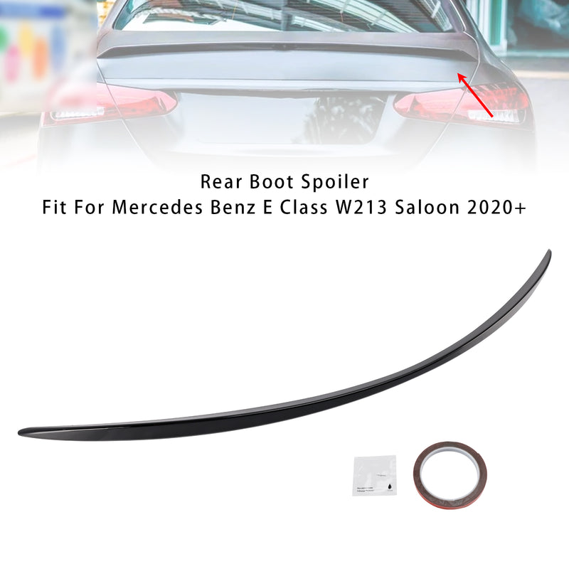 Gloss Black Rear Boot Spoiler For Mercedes-Benz E-Class W213 E63 Style 2020+