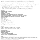 1999 Up Nissan D22 Navara L4 2.4L KA24DE Ignition Distributor 22100-VJ262