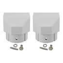 2PCS Alminum Replacement Part End Plug Solid For Dometic SUNCHASER II Awning