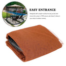 Patio Umbrella Bug Screen W/Zipper Door and Polyester Netting Mosquito Screen
