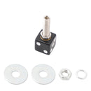 4x Motorcycle Bike Plastic Black Dice License Plate Bolt On Screw On Frame Nut