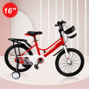 16"/18" Kids Bike for Boys and Girls with auxiliary wheels & Rack & Basket