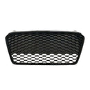 Gloss Black Front Henycomb Bumper Grille Grill Fit Audi R8 2013-2015