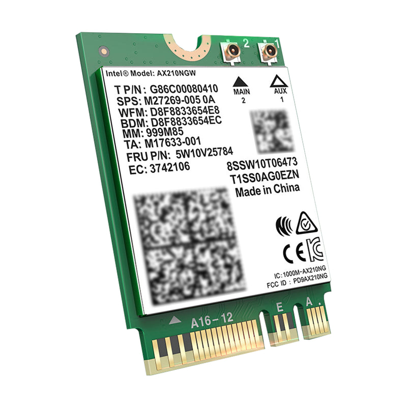 AX210 Module 5374Mbps High-Speed Wireless Gigabit Network Card Supports WIFI6