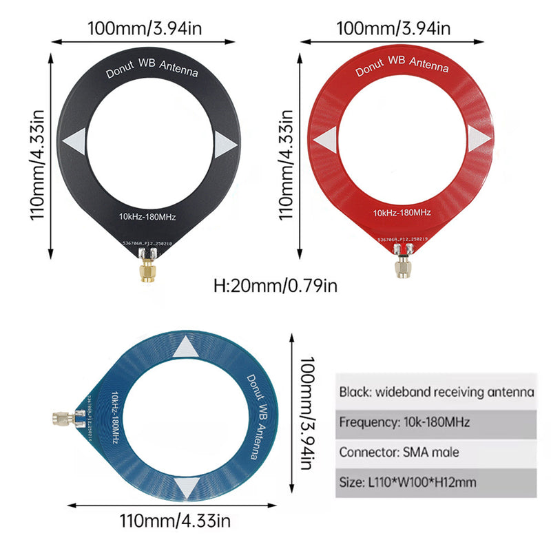Portable SI4732 Miniature Receiver For Wide Band Frequencies 0.5-108MHz