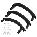 LHD 3PC Interior Door Handle Pull Cover For BMW X5 F15 X6 F16 2014-2018