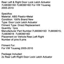 Rear Left & Right Door Lock Latch Actuator 7L6839015D For VW Touareg 2005-2010