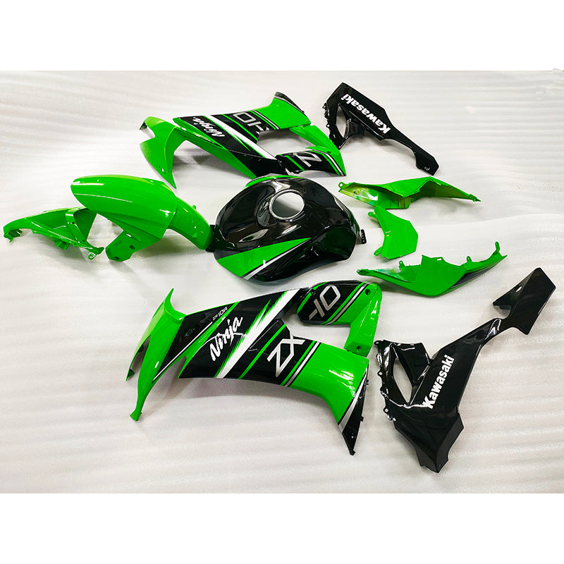 Amotopart Kawasaki ZX6R 636 2009-2012 Fairing Kit Bodywork Plastic ABS