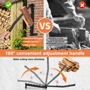 Wall Mount Steel Firewood Splitter Kindling Wood Cracker Cutting Tool for Home