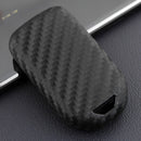 Leather Silicone Car Key Case Cover With Buckle For Honda