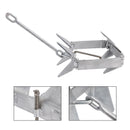 Hot-Dipped Boat Anchor 13Lbs Foldable Sliding Box Anchor Fits For Boat