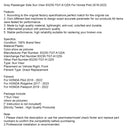 Gray Right Side Sun Visor 83230-TG7-A12ZA For Honda Pilot 2016-2022