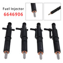 4Pcs Fuel Injector For Mustang Bobcat 843 853 960 2060 Isuzu 4JB1 6646906