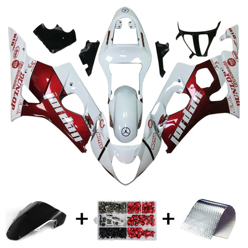 Amotopart Suzuki GSXR1000 2003-2004 K3 Fairing Kit Bodywork Plastic ABS