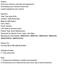 2PCS Front Bumper Grill Trim 4M8807682A Fit Audi Q8 S-Line SQ8 2018-2023