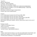 Mass Air Flow Meter Sensor For Volkswagen Golf Jeeta EuroVan 2.8L 0280218017