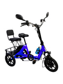Three Wheel Electric Tricycle for Adults 3 Wheel Motorized Folding E-Bike