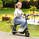 3-Speed Adjustable Up to 11 MPH Neon Lights 12.43-Mile Range Electric Scooter for Kids Ages 4-10 Electric Scooter with Seat for Kids