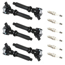 6 Ignition Coils Spark Plugs UF730 For Land Rover Discovery 2017-2020