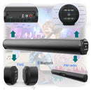 Bluetooth Wireless 3D Surround Sound Bar 4 Speaker Home Subwoofer TV Theater