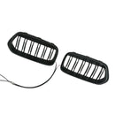 2018-2023 Fit BMW X2 Series F39 Black Front Bumper Grill Grille Double Slat