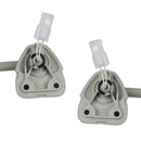 2PCS Gray Sun Visor Left & Right 96401-3TA2A 96400-3TA2A For Nissan Altima 2013-2018