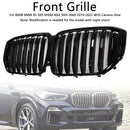 Gloss Black Front Kidney Grille Grill Fit BMW X5 G05 2019-2022 M-Performance