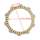 Clutch Friction Plate Kit for Ducati Superbike 848 08-10 Multistrada 1100 07-09